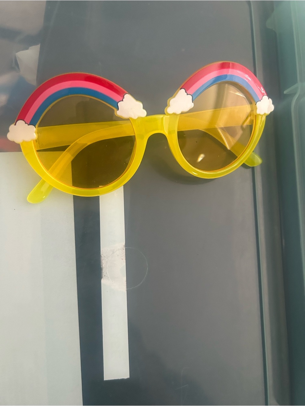 Kids Rainbow Sunglasses - Yellow Frame